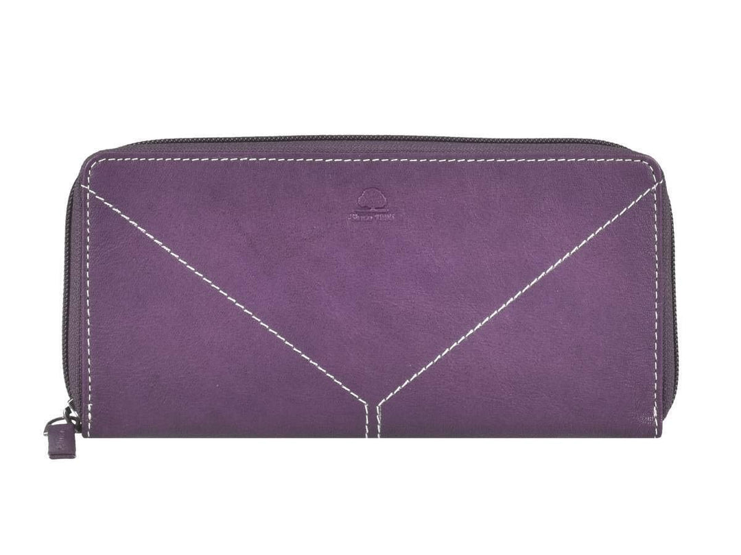 Greenburry Tumble Nappa Geldbörse Leder 20 cm