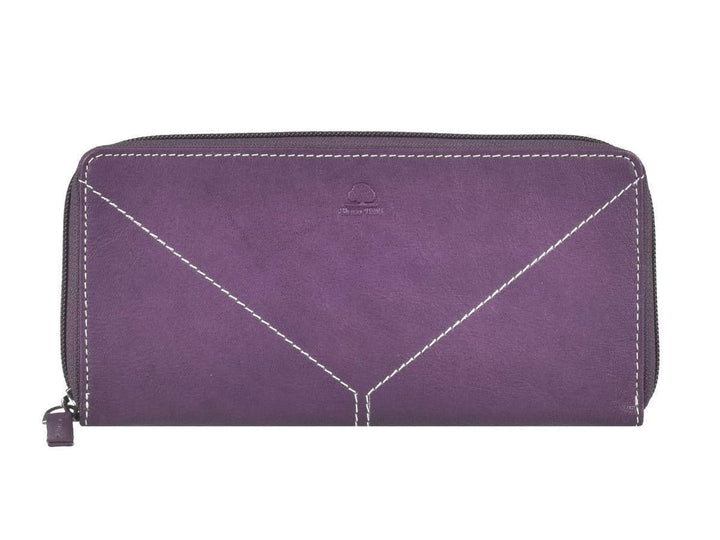 Greenburry Tumble Nappa Geldbörse Leder 20 cm