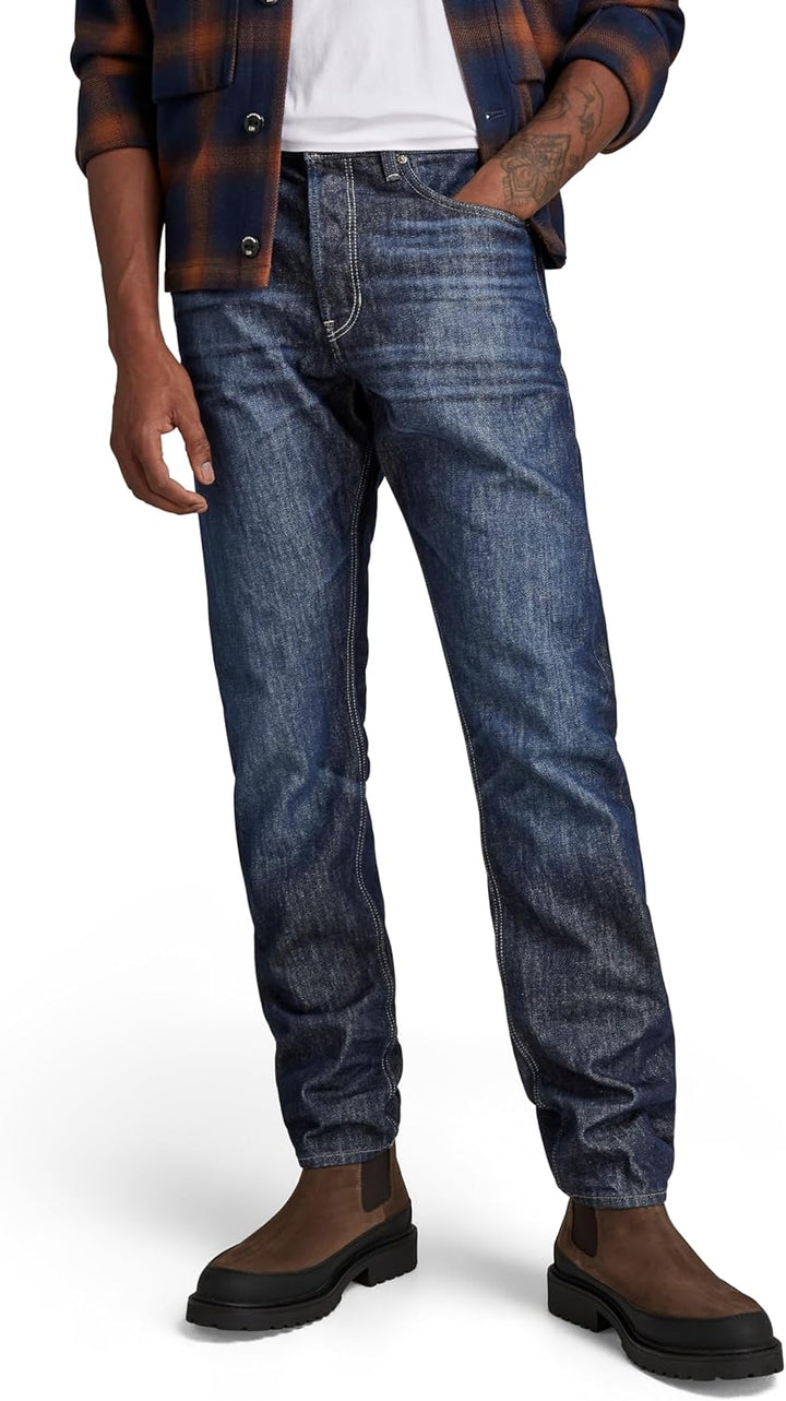 G-STAR Herren Jeans Triple A Straight 28W / 32L Blau (Worn in Pacific D19161-b988-d350), 28W / 32L B