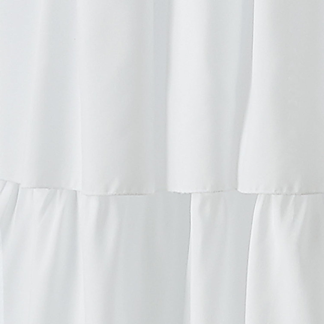 Curtainworks 1Q82460GWT Vorhang mit Volant, 213,4 cm, Weiss Weiss 84-inch, Weiss 84-inch