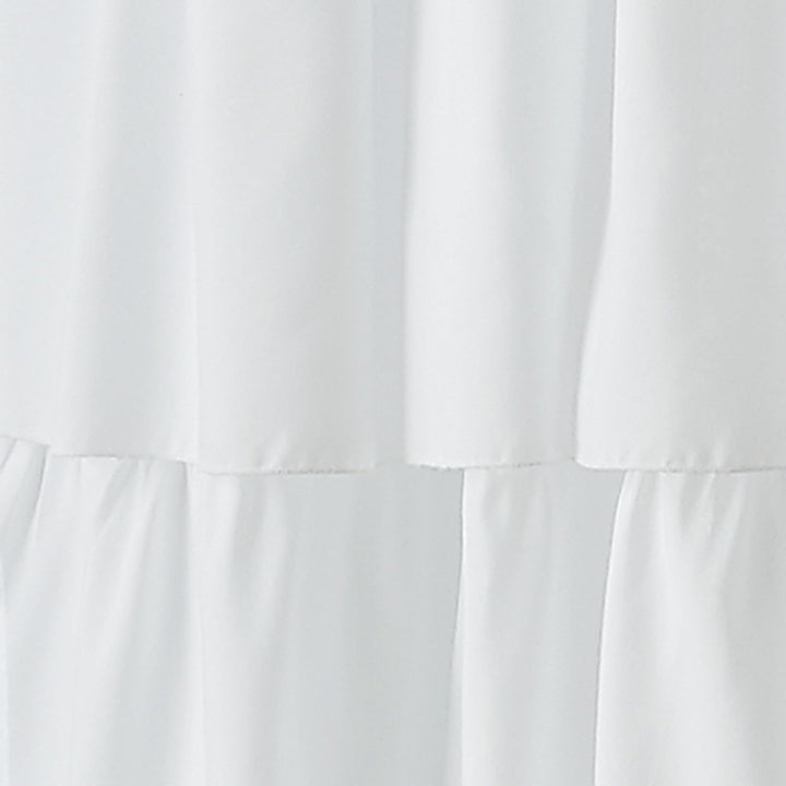 Curtainworks 1Q82460GWT Vorhang mit Volant, 213,4 cm, Weiss Weiss 84-inch, Weiss 84-inch