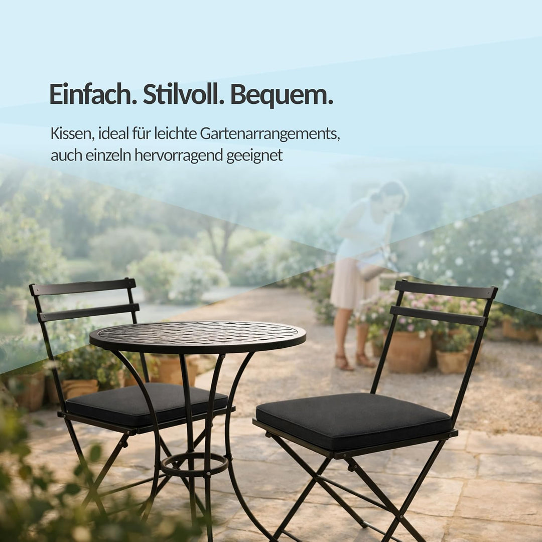 POKAR Loungekissen Sitzkissen Sitzauflagen Stuhl Stuhlkissen für Stuhl Rattanmöbel Gartenmöbel Kisse