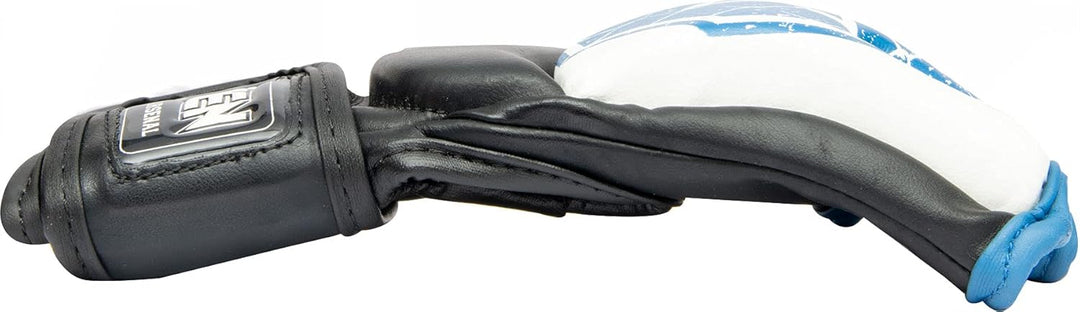 TOP TEN MMA Ultimate-Fight-Handschuhe „Octagon“ Weiss - Blau S, Weiss - Blau S