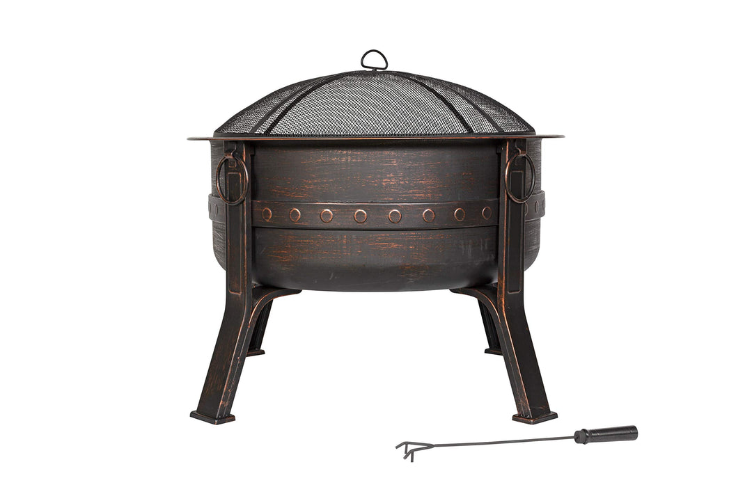 La Hacienda Brava Ø 80 cm Feuerkorb - Feuerkorb für den Garten - Feuertonne & Feuerstelle - Feuersch