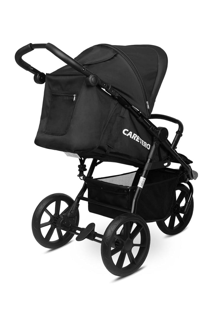 CARETERO ELMA Kinderwagen Buggy - Buggy mit Liegefunktion - Klappbar, mit Regenschutz, Beinabdeckung
