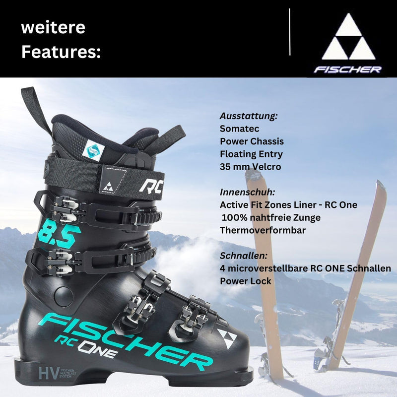 Fischer Damen Skischuhe Skistiefel Alpinskischuhe Alpin-Skistiefel Alpinstiefel RC One 8.5 - Grösse: