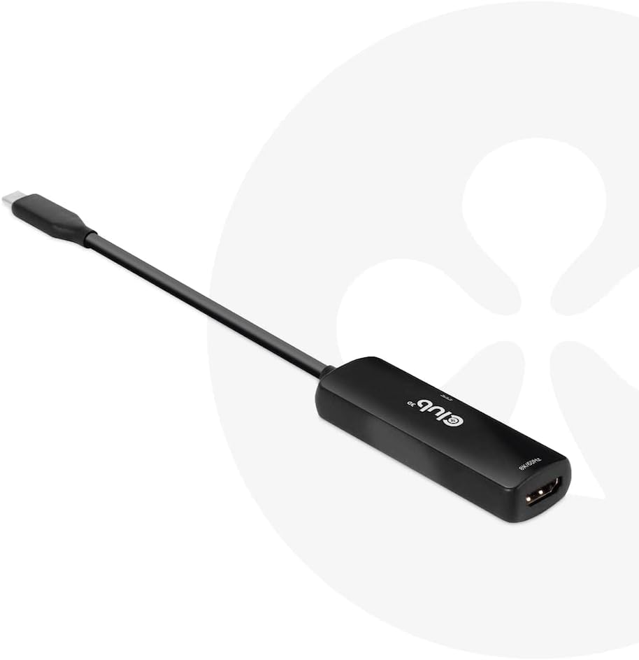 Club3D CAC-1588 USB Gen2 Typ-C zu HDMI™ 8K60Hz oder 4K120Hz HDR10, DSC1.2, Power Delivery 3.0 Activ