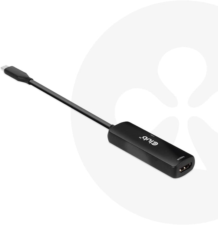 Club3D CAC-1588 USB Gen2 Typ-C zu HDMI™ 8K60Hz oder 4K120Hz HDR10, DSC1.2, Power Delivery 3.0 Activ