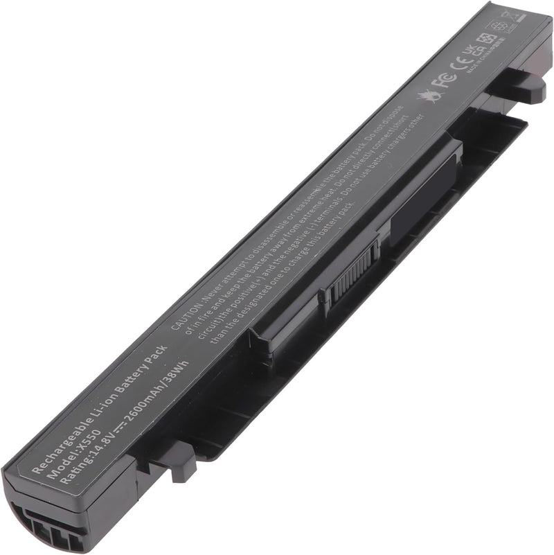 Akku passend für Asus A32-X550, A41-X550, A41-X550A, 0B110-00230400, 14,8 Volt 2600mAh