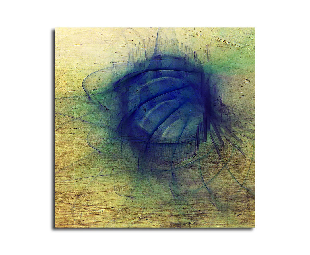 Paul Sinus Art Modernes Wandbild Abstrakt026_60x60cm Abstrakte Kunst Kunstdruck auf Leinwand Zeitlos