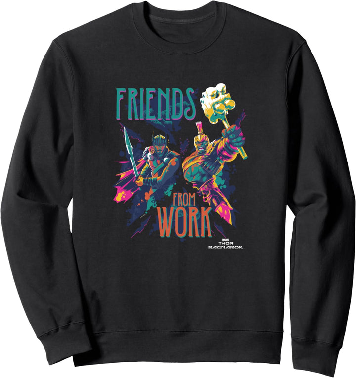 Marvel Thor: Ragnarok Thanos & Thor Friends From Work Sweatshirt