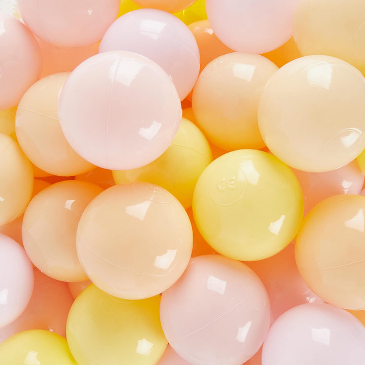 Bieco Bälle für Bällebad Blossom | 100 Bunte Bälle | Bällebad für Kinder & Babys | Draussen-Spiele,