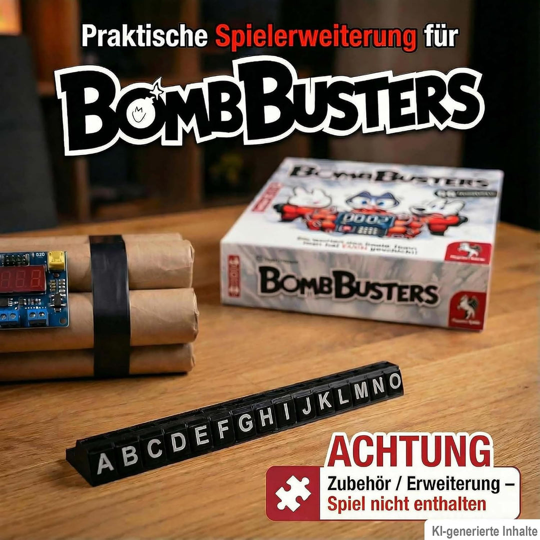 Kabelhalter passend für Bomb Busters – 5 Stück Organizer für Kabelplättchen – Kompatibel mit Spiel d