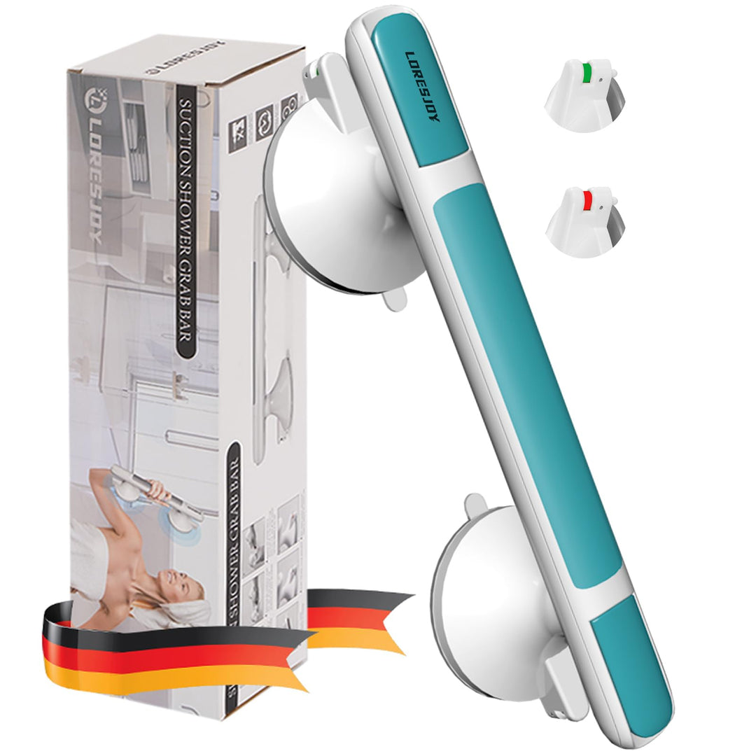Haltegriffe für Senioren, Haltegriff Dusche Ohne Bohren, Haltegriff mit Saugnapf, Duschgriff für Sen