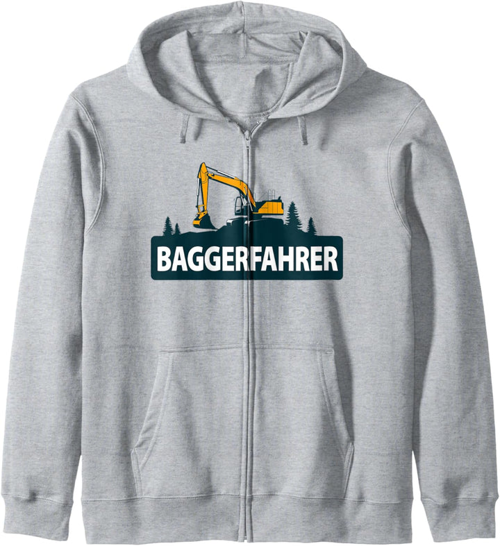 Baggerfahrer Bagger Baggerführer Kapuzenjacke