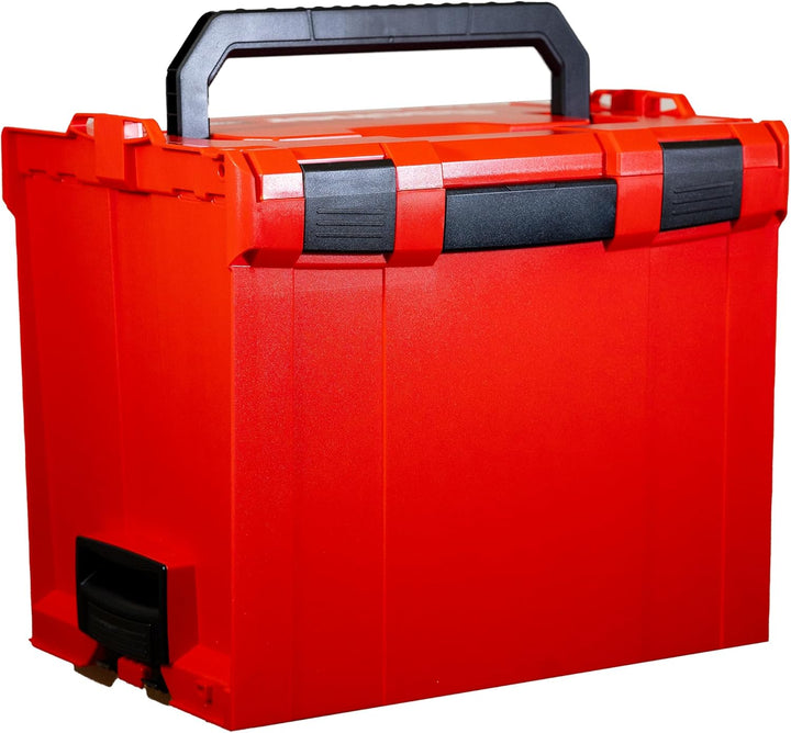 fischer L-Boxx FLB 374, robuste Aufbewahrungs- und Transportbox, stapelbar, kompatibel mit L-Boxx Sy