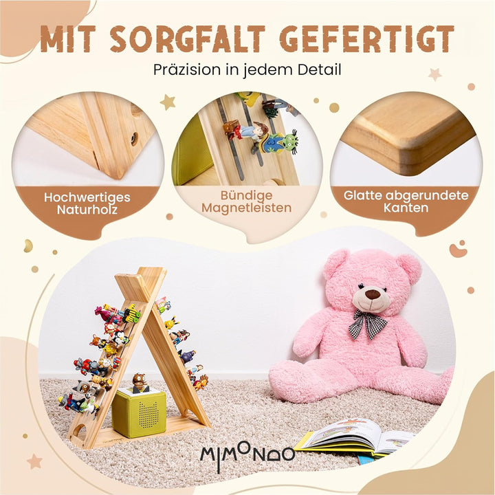 Tonie Regal zum Hinstellen oder Aufhängen für mindestens 60 Tonies I Tonieregal für Mädchen und Jung