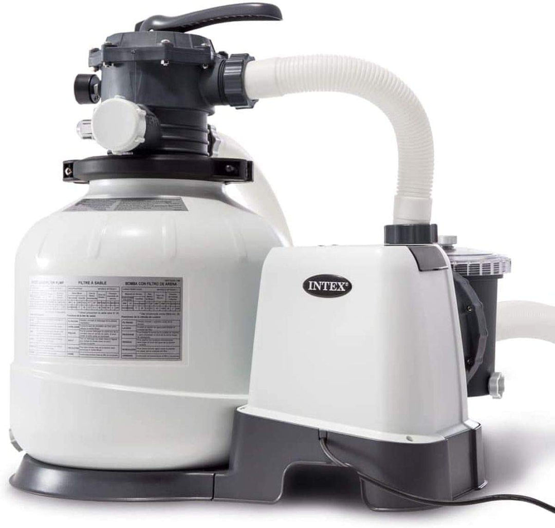 Intex Krystal Clear 2800 Gph Sand Filter Pump W/Rcd(220-240 Volt) 2800 M3/HR Single