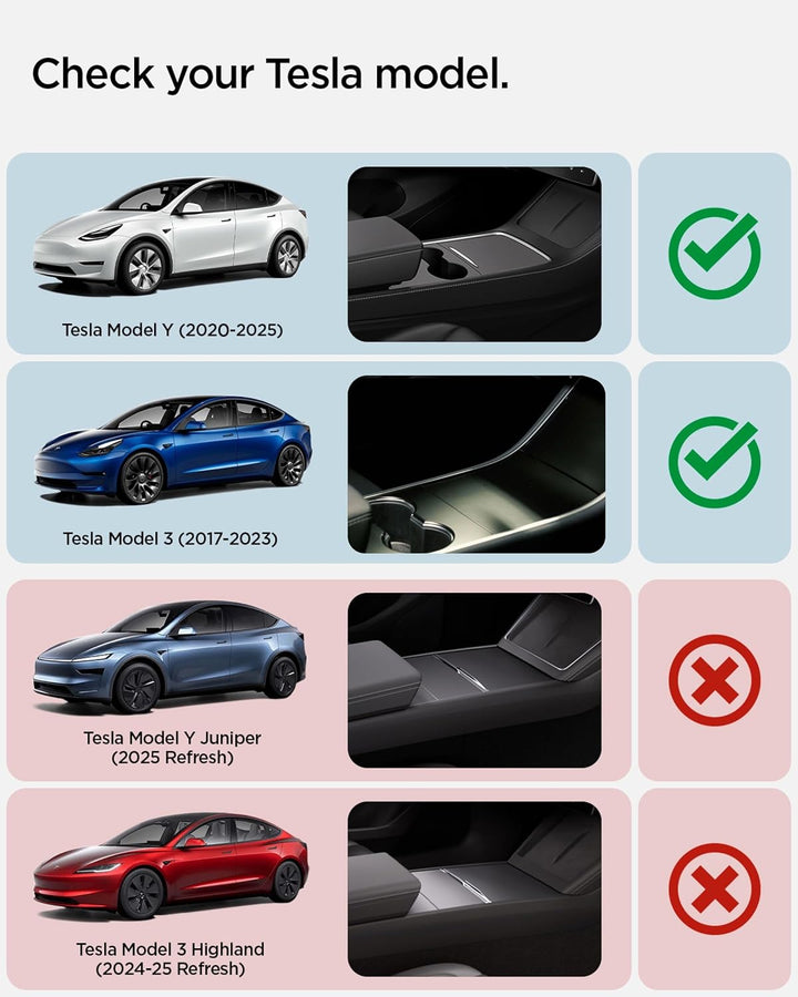 Spigen Tesla Model 3 2021-2023 Model Y Mittelarmlehne Abdeckung, Armlehne Abdeckung Schutzhülle Inne