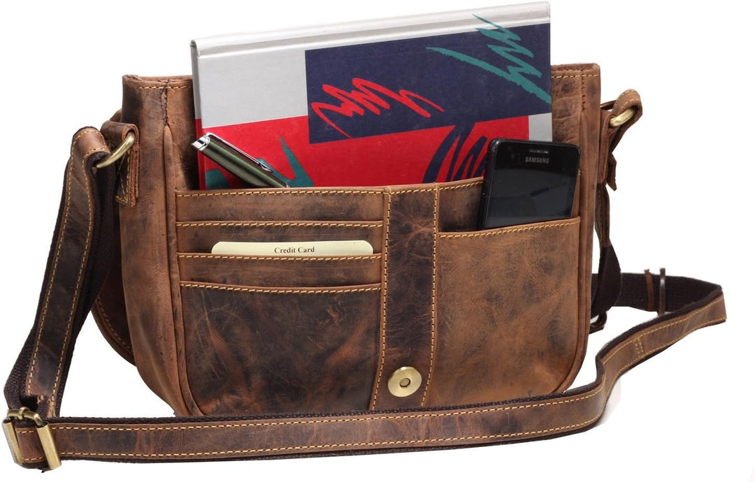 Green Burry Vintage Tasche 1723M Braun, Braun
