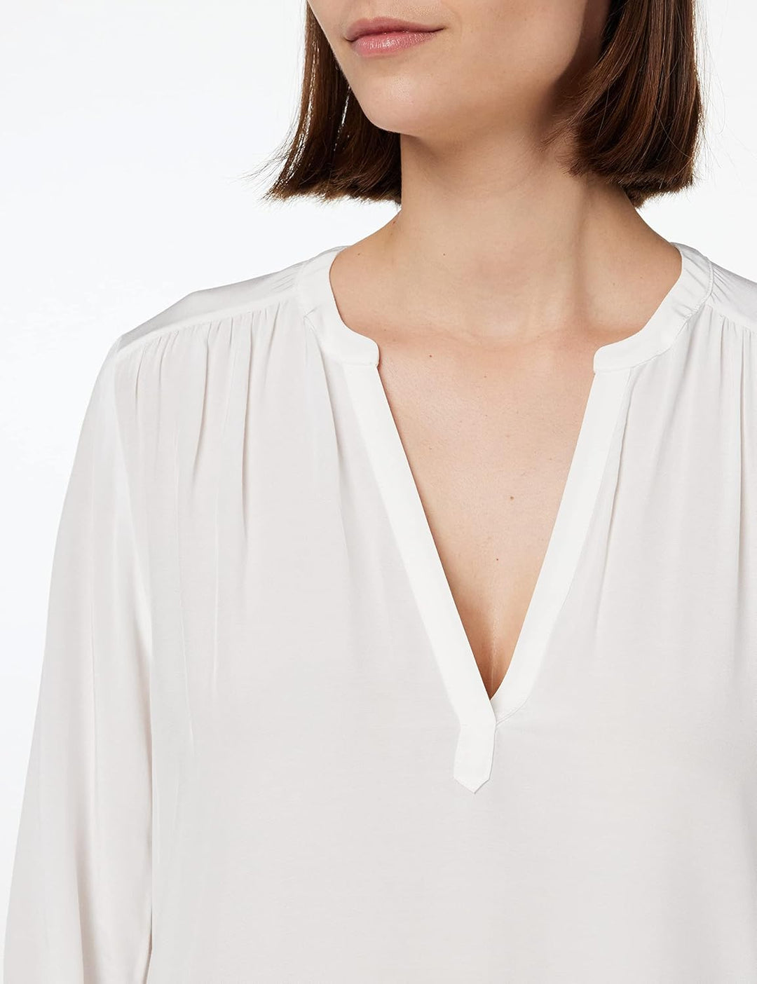 Tommy Hilfiger Damen Bluse Elegant 38 Ecru, 38 Ecru