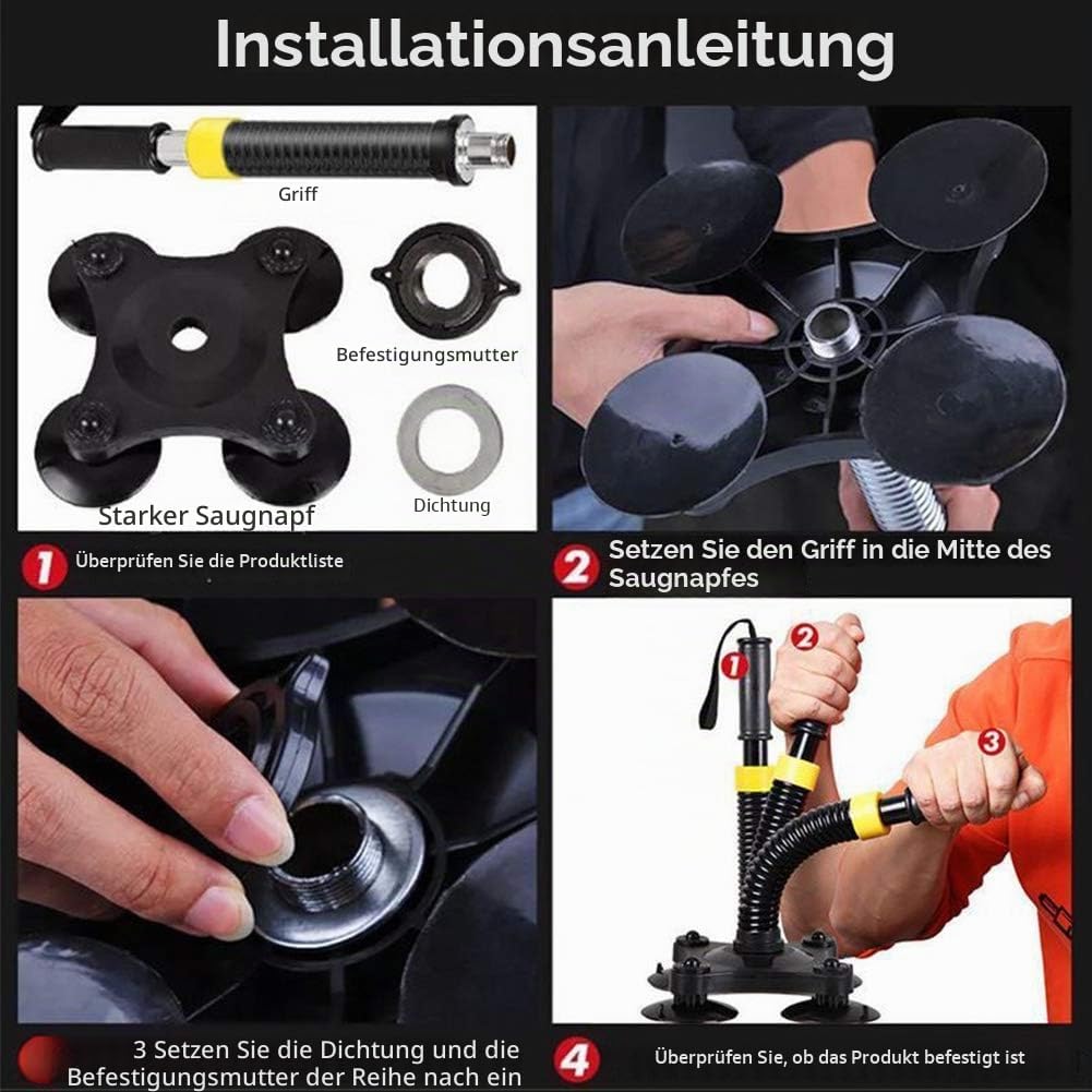 Handgelenk und Krafttrainer, Handgreifer Set mit Power Steel Arm, Federstruktur, Widerstand, Sportbe