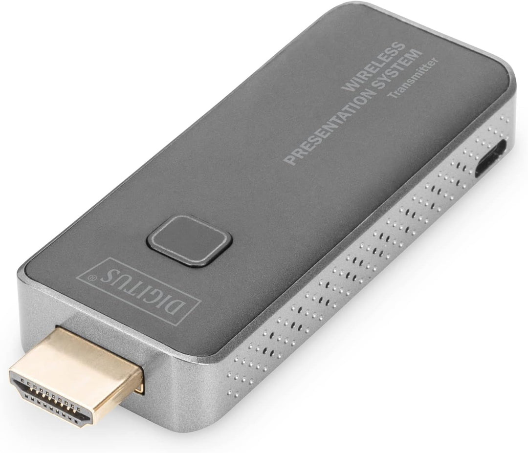 DIGITUS Click & Present Mini – HDMI-Transmitter – Für Kabelloses Präsentationssystem – Kein Treiber