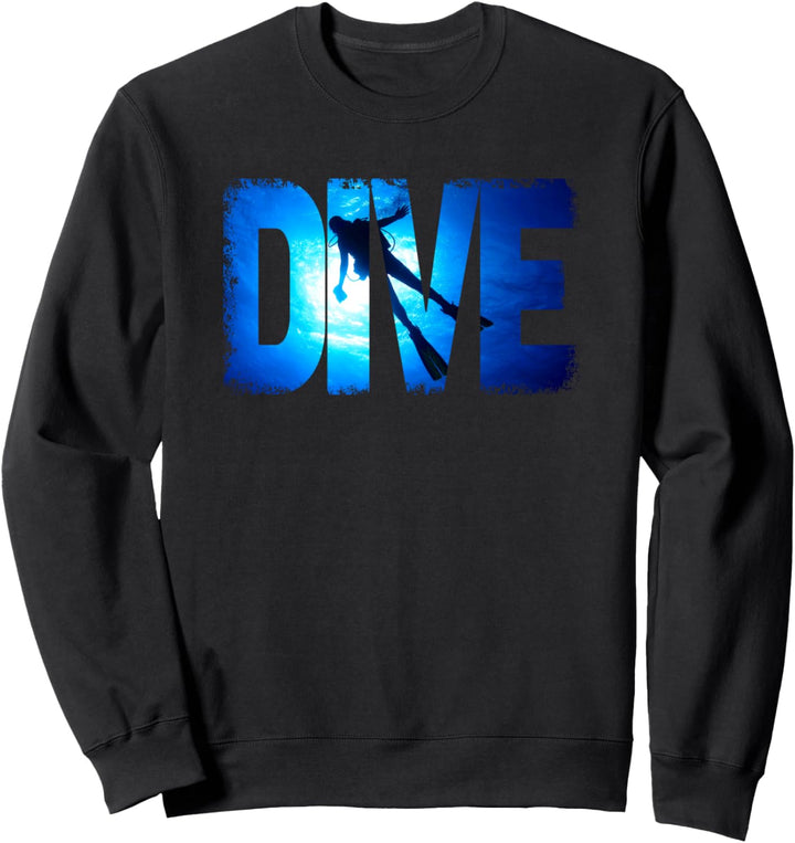 Scuba Diving Equipment Gear Sea Open Design Sweatshirt