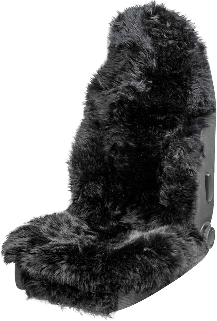 Walser Premium Lammfell Sitzauflage Marla, 100% Lammfell Autositz Sitzauflage mit 5cm Wollhöhe, Sitz