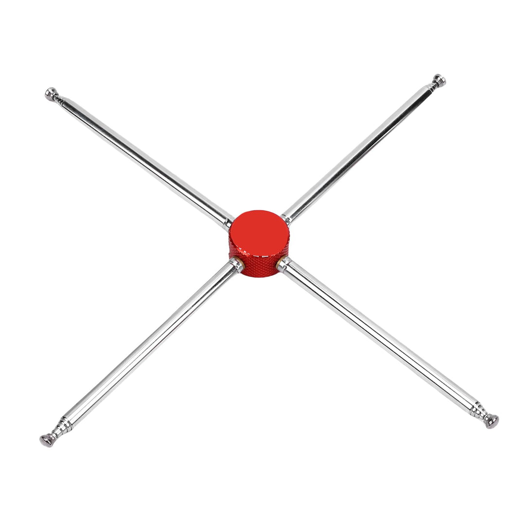 Eujgoov Aluminiumkondensator Cap Kit, Antenna JPC12 HF Vertikale Antennen mit Seitenmontageschrauben