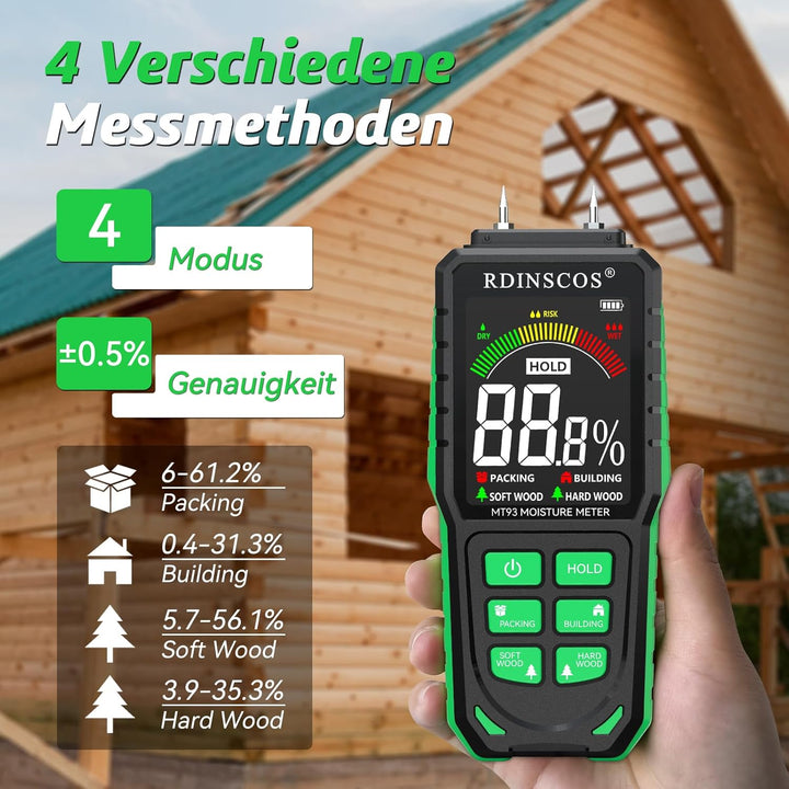 Feuchtigkeitsmessgerät Feuchtigkeitsmesser Detector Feuchtigkeitsdetektor Detector Feuchtigkeitsdete