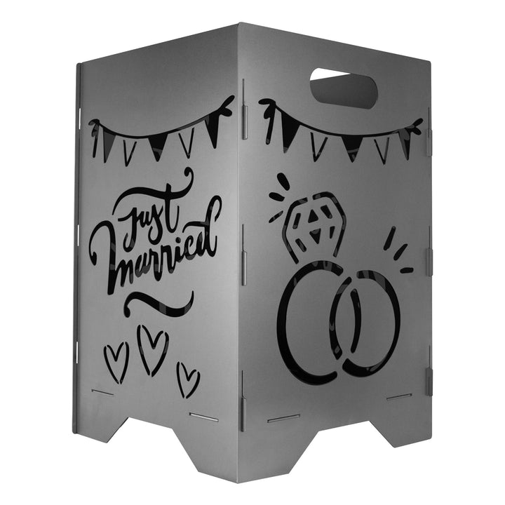 EXTRAVAGANT® Feuertonne Feuerkorb Feuerstelle Feuersäule Hochzeit Hochzeitsgeschenk Geschenk ausgefa
