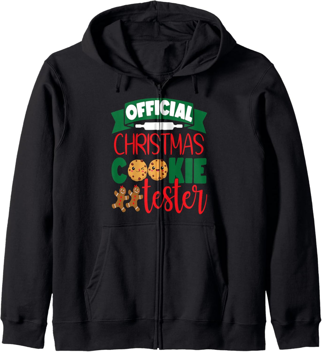 OFFICIAL CHRISTMAS COOKIE TESTER Kapuzenjacke