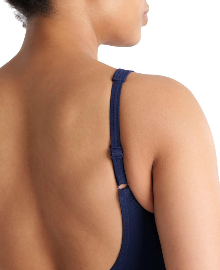 ARENA Damen Women's Bodylift Swimsuit Lola U Back Panel Badeanzüge (1er Pack) 38 Navy-bright Blue, 3