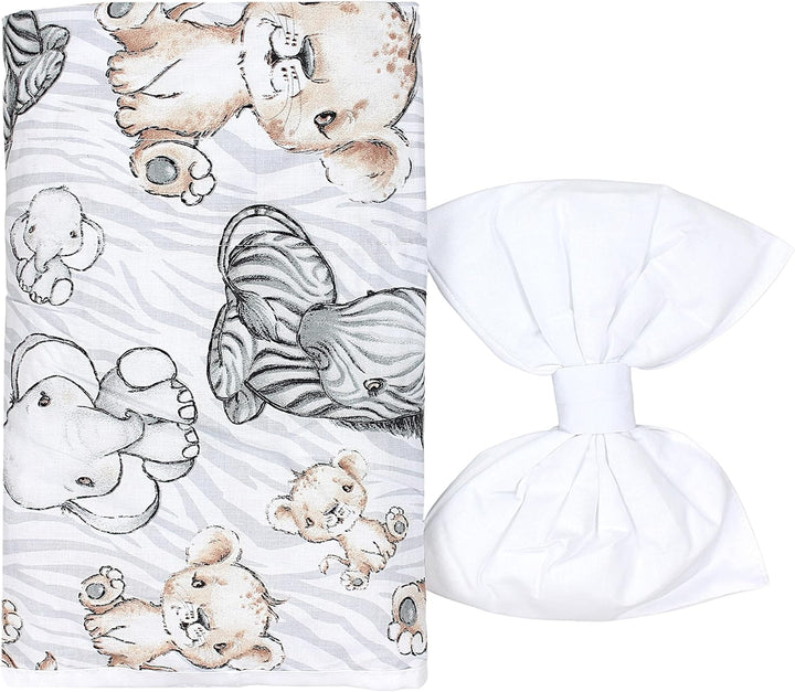 TupTam Babybett Himmel mit Schleife Transparent, Farbe: Safari, Grösse: ca. 170x240 cm H170 x B240 c