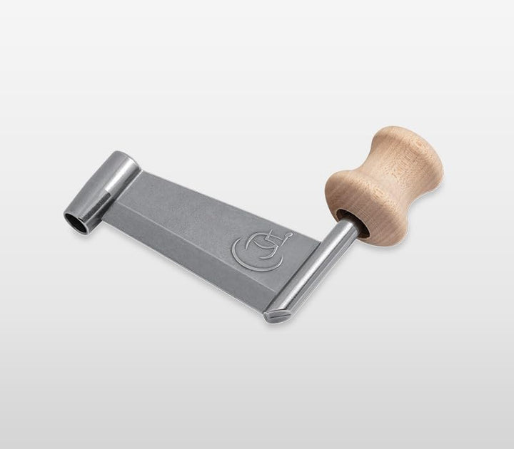 mini ORIGINAL LA GIROLLE AHORN-HOLZ kompakter KÄSEHOBEL FÜR TETE DE MOINE 1/2 Laib + CHOCOFLEUR SCHO