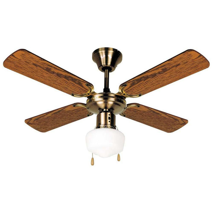 Orbegozo CL 02105 M Deckenventilator, 105 cm, holz- und altgoldfarben, Holz