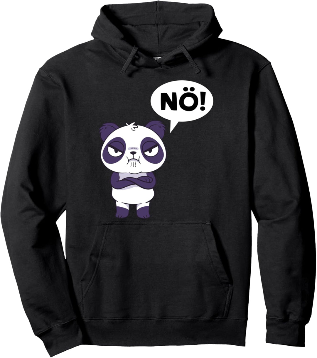 Lustiger Sarkastischer Spruch mit Panda Pullover Hoodie