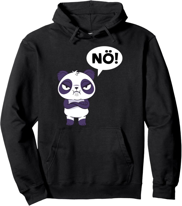 Lustiger Sarkastischer Spruch mit Panda Pullover Hoodie