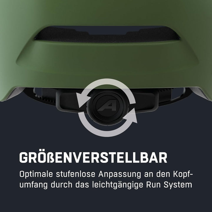 ALPINA SOHO - Extrem Robuster, Leichter & Individuell Anpassbarer Urban Fahrradhelm Für Erwachsene o