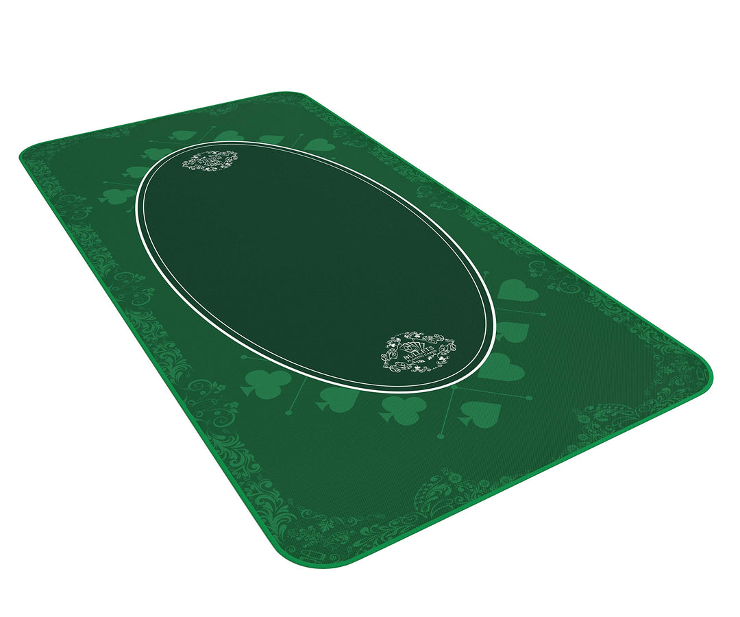 Bullets Playing Cards Universal Tischdecke für Kartenspiele, Brettspiele und Gesellschaftsspiele grü
