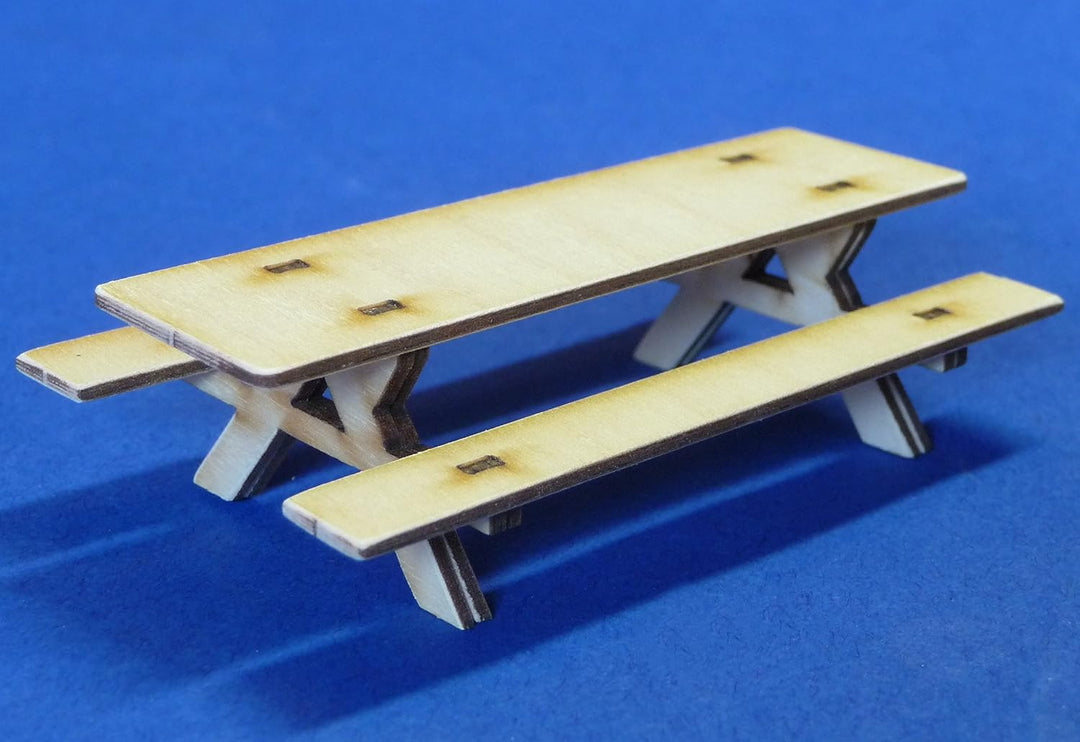 Slotcar BIERTISCH-GARNITUREN 6er Set in 1:32 für Carrera Figuren TOP DEKO