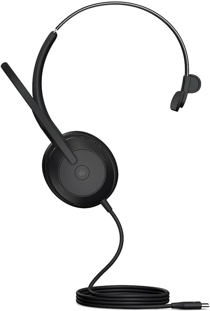 Jabra Evolve2 50 - Kabelgebundenes Mono-Headset mit Jabra Air Comfort - Mikrofone mit aktiver Geräus