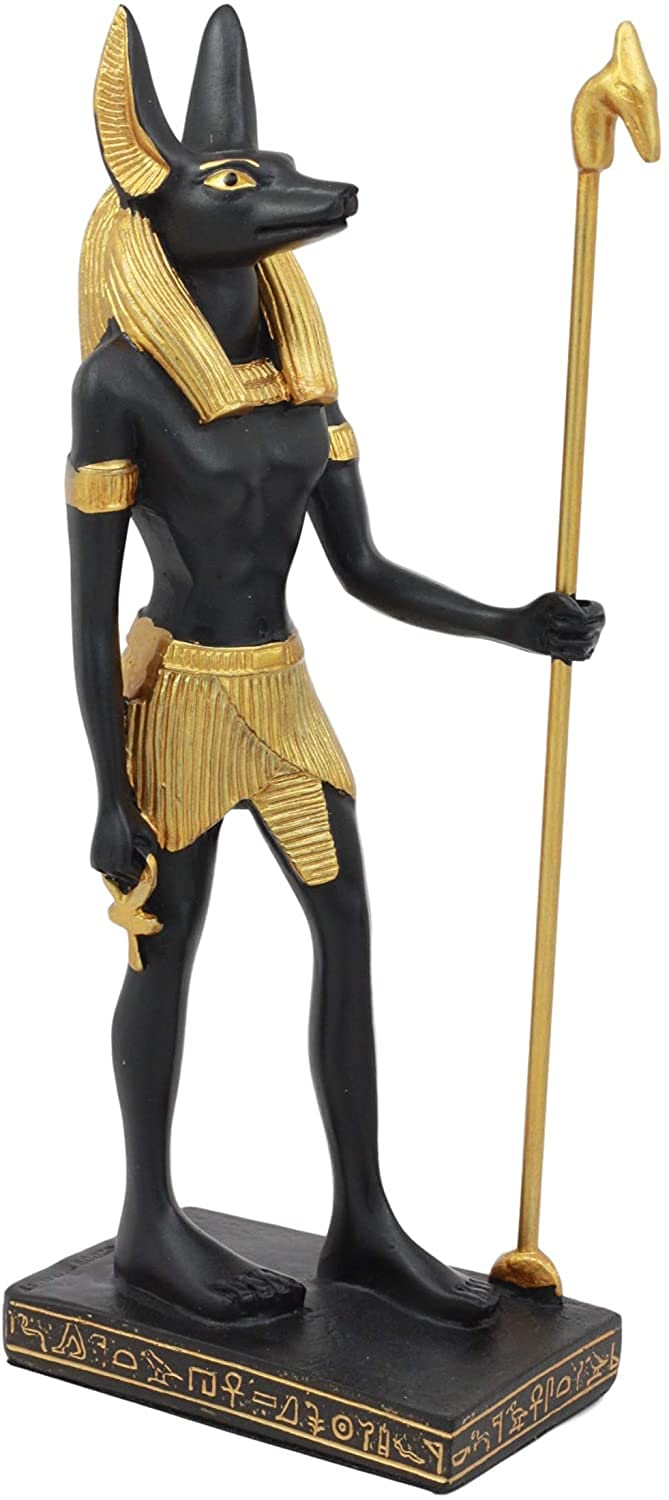 Gifts & Decor Dekofigur Indoor - Anubis stehend - Ägypten Figur Deko Skulptur Statue