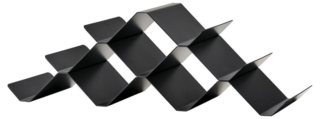 Zone Denmark Rocks Weinregal, 51,3 x 20 x 16,9 cm, Schwarz Schwarz 51,3 x 20 x 16,9 cm, Schwarz 51,3
