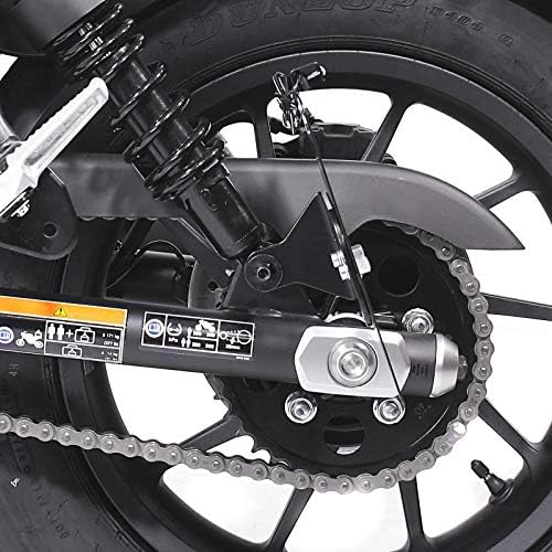 Kennzeichenhalter seitlich Kompatibel für Honda Rebel 1100 2021 schwarz