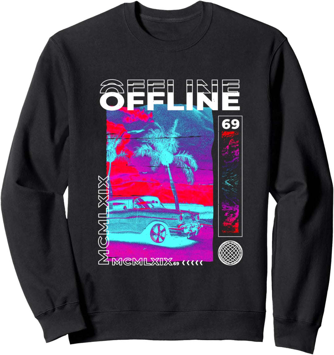 Ästhetische Kleidung japanische Streetwear-Grafik Sweatshirt