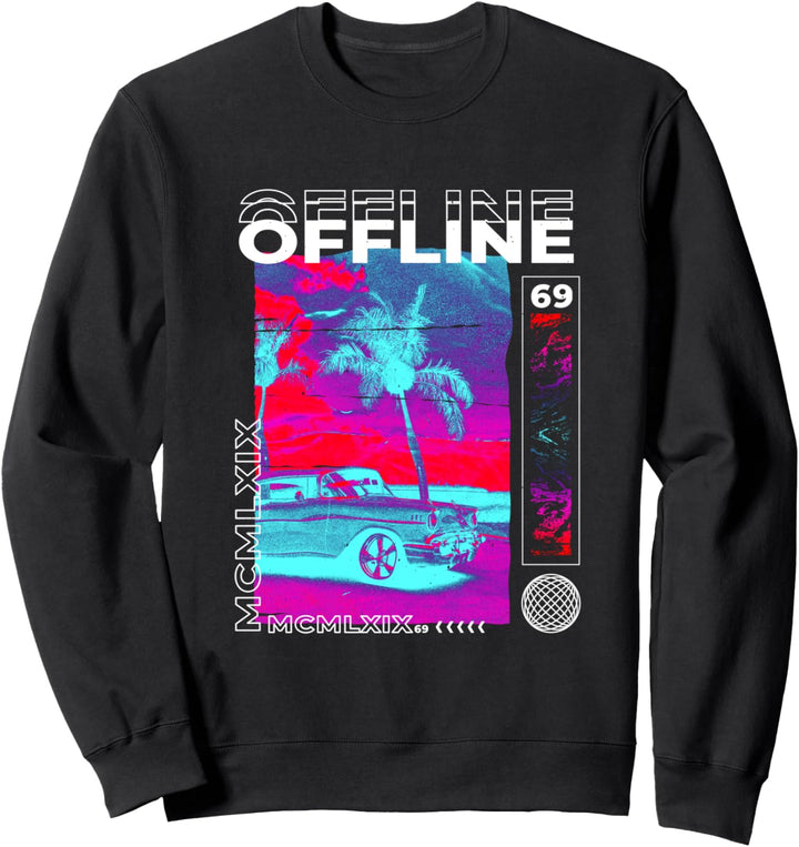 Ästhetische Kleidung japanische Streetwear-Grafik Sweatshirt