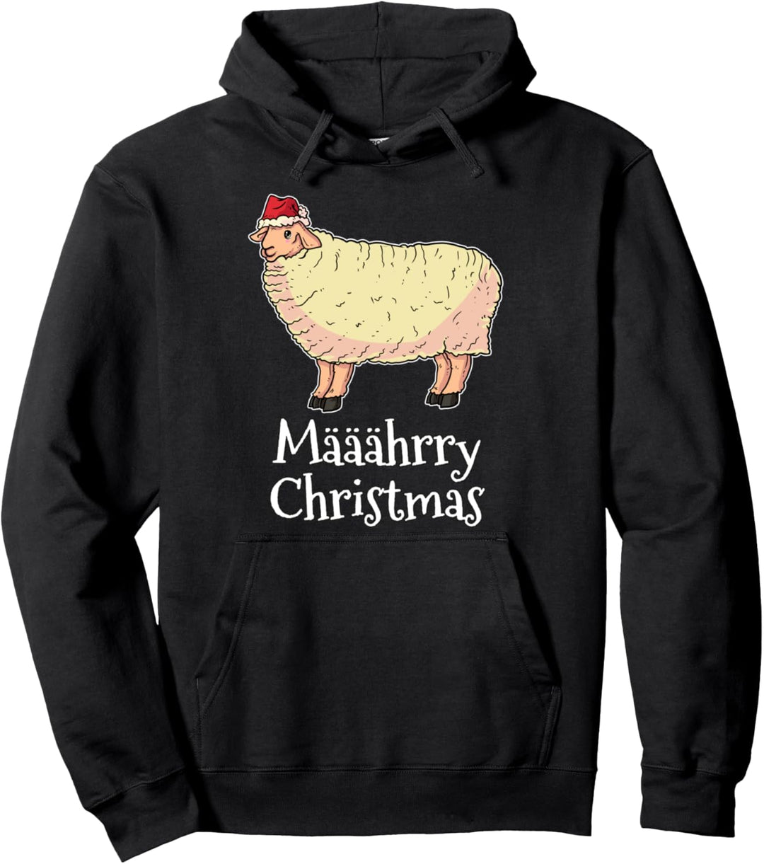 Määährry Christmas Weihnachten Outfit Schäfer Geschenk Schaf Pullover Hoodie