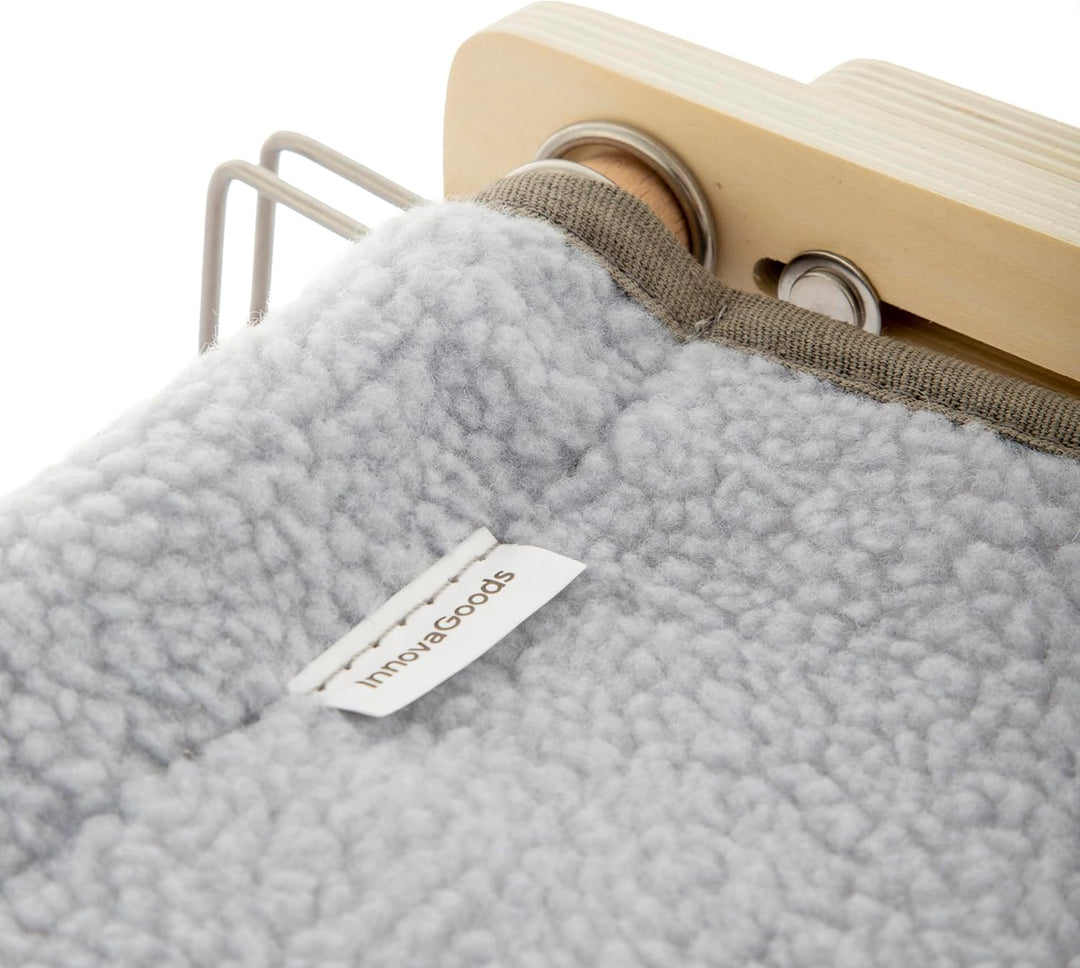 InnovaGoods® Hängende Katzenhängematte, Katzenbett aus Wolle, Kratzfeste Katzenhängematte, kein Krat